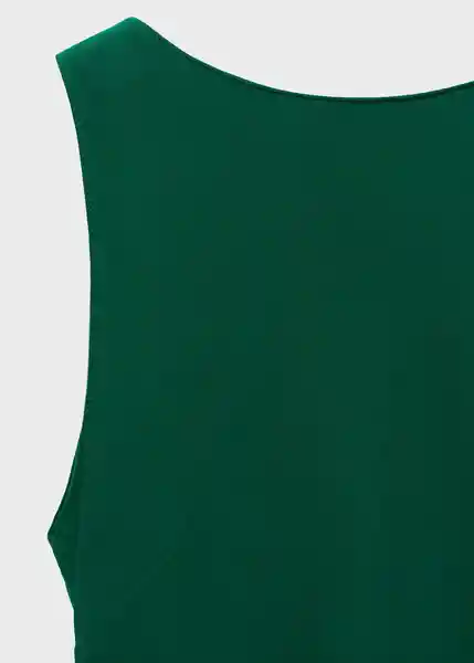 Vestido Steamy Verde Talla M Mujer Mango