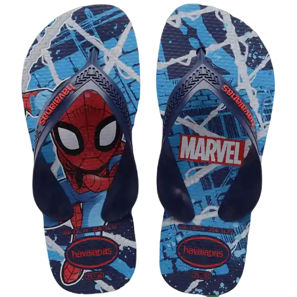 Sandalias Kids Max Marvel Marino Talla 34 4147006 Havaianas