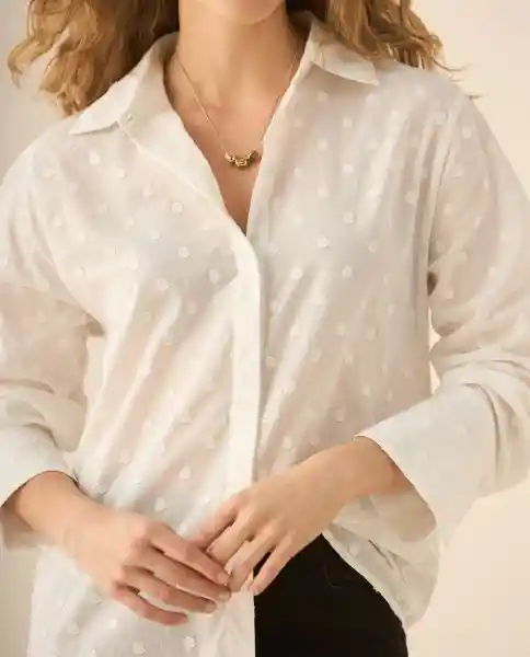 Camisa Blanco 0 Claro Talla M 413G021 Esprit