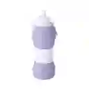 Vaso Plástico Plegable de Silicona Púrpura 600 mL Serie Miniso