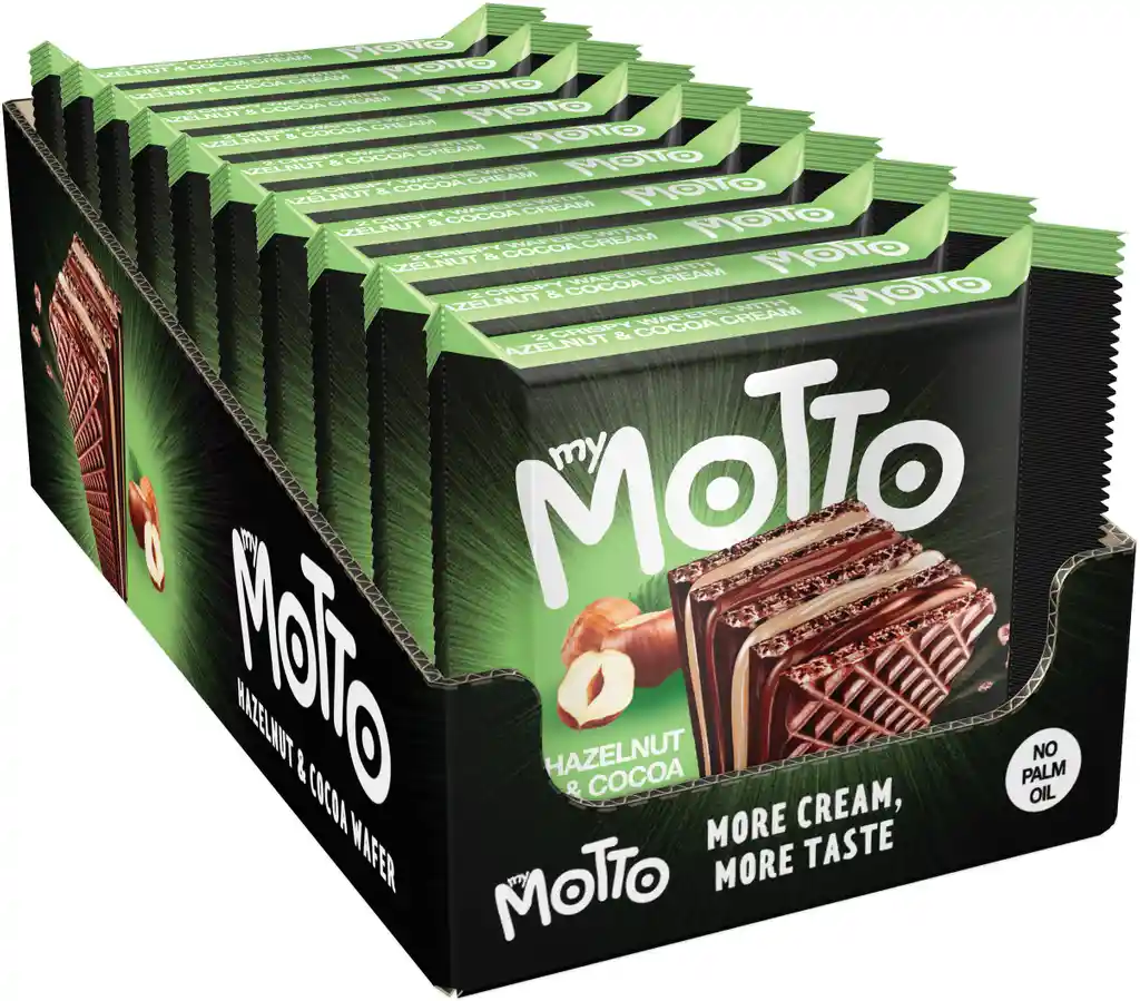 My Motto Galletas Wafer Avellana y Cacao