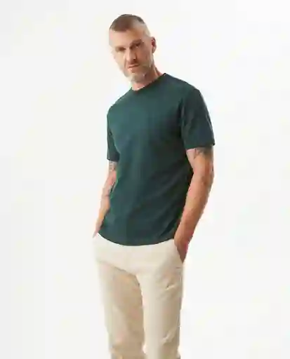Camiseta Basic Duotone Verde Galloway Ultraoscuro L Chevignon