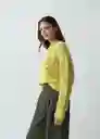 Saco Tejido Mujer Verde Tilo Medio Talla L 482G082 Naf Naf