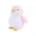 Peluche Pingüino Rosa Serie Mini Family Miniso