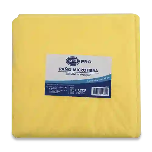 Task Pro Paño Microfibra Amarillo