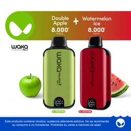 Combo Waka Smart Vape Double Apple + Waka Smart Vape Watermelon