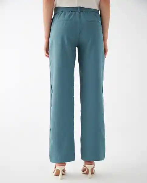 Pantalón Verde Espeso Oscuro Talla 12 432F012 Esprit