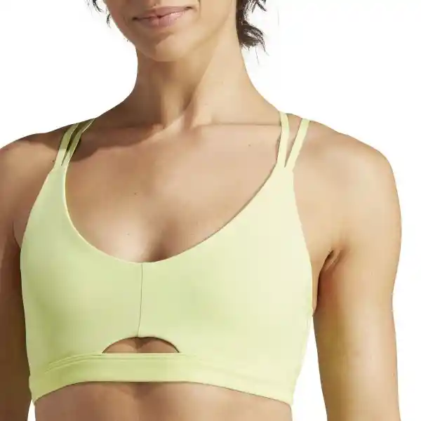 Adidas Brasier Yoga Studio Para Mujer Verde Talla Sac