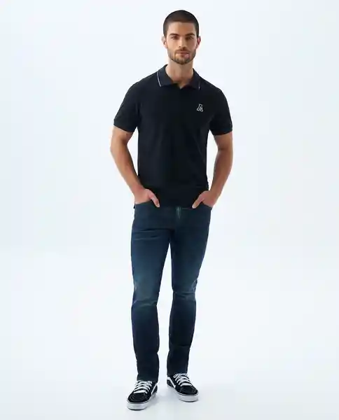 Camiseta Hombre Negro Talla M 809F004 Americanino