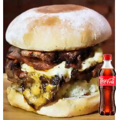 Combo Hamburguesa Artesanal +Cocacola Orig 400ml