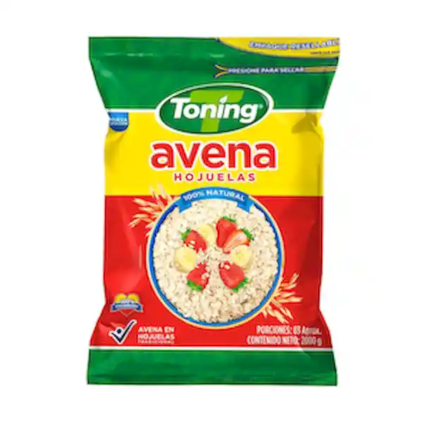 Toning Avena Natural en Hojuelas