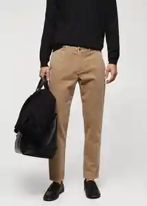 Pantalón Berdam Beige Talla 36 Hombre Mango