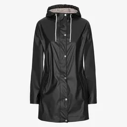 Ilse Jacobsen Chaqueta Impermeable Negra 34