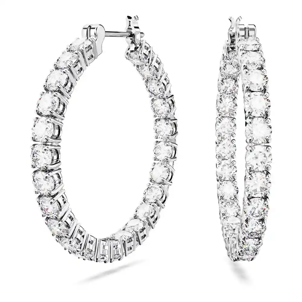 Aretes Matrix Blanco 5647715 Swarovski