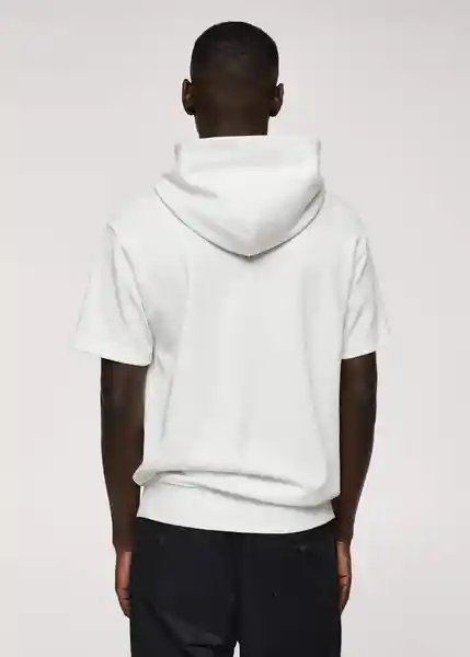 Buzo de Sudadera Londonh Off White Talla L Hombre Mango