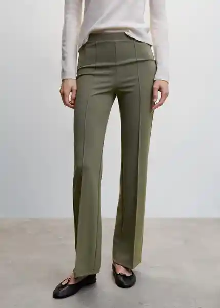 Pantalón Avaya Khaki Talla XS Mujer Mango