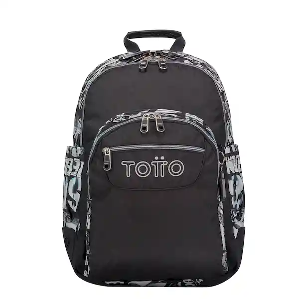 Morral Rayol Color Negro / Blanco 4CR Totto