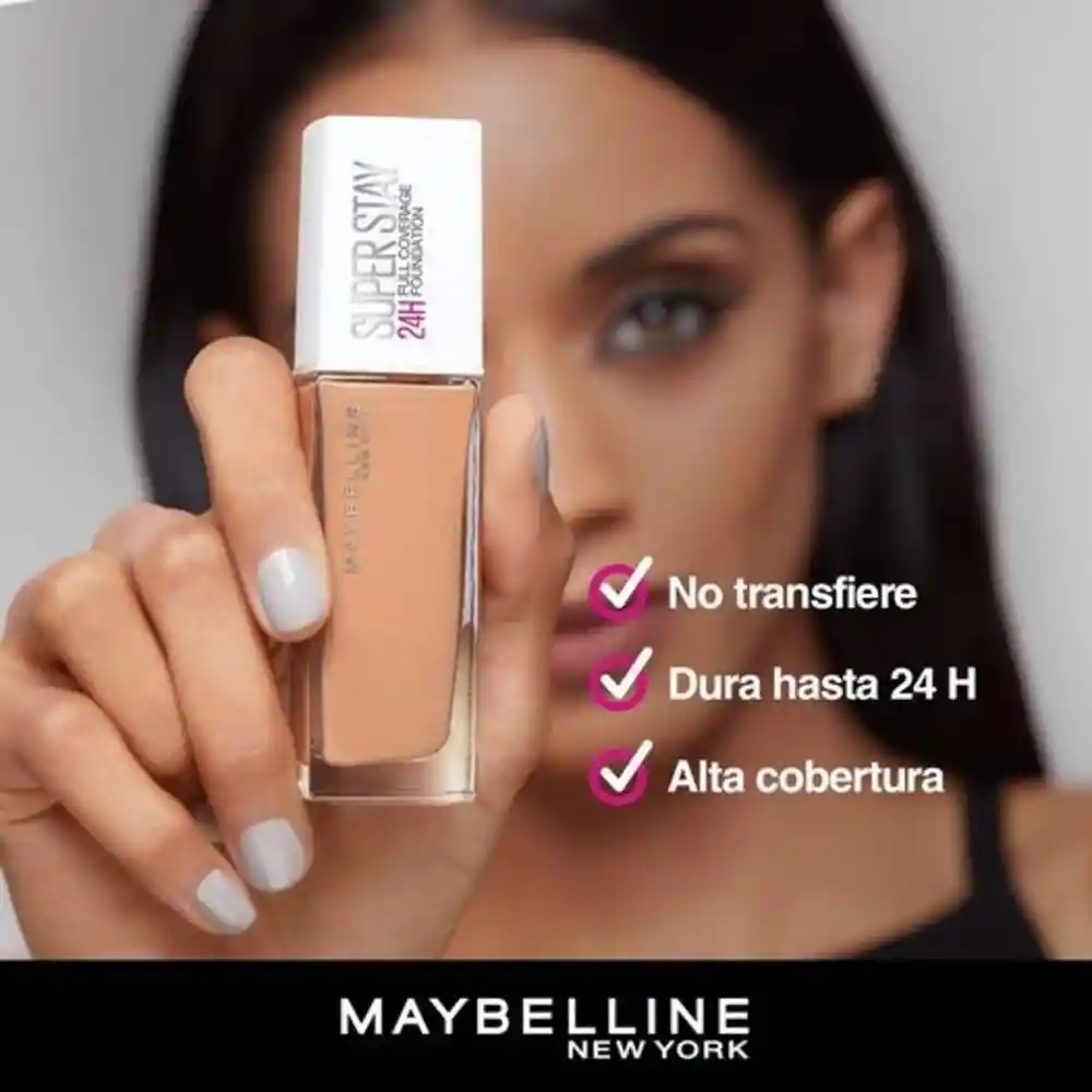 Maybelline Base Líquida Superstay Full Coverege Natural Ivory