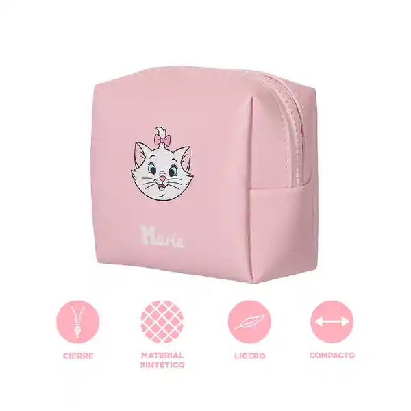 Monedero Disney Cat Colección Marie Rectangular Rosa Miniso