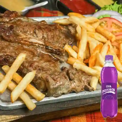 Combo Chatas + Postobon Uva 400 ml