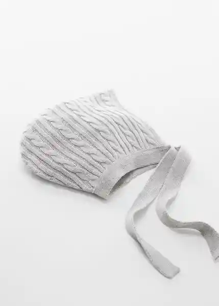 Gorro Cintas Gris Claro Vigore Talla 47 Niños Mango