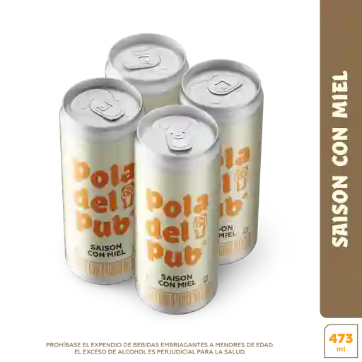 Saison con miel 4pack 473 ml