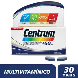 Centrum Silver Multivitamínico para hombres y mujeres +50 