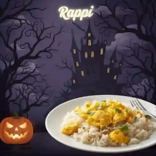 Huevos Revueltos con Arroz