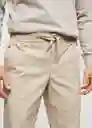 Pantalón Wallace Beige Talla 40 Hombre Mango