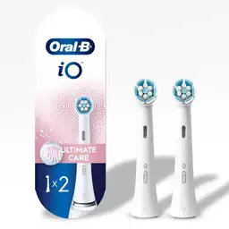 Oral-B iO Ultimate Care Cabezal Redondo de Repuesto para Cepillo Eléctrico 2 Unidades