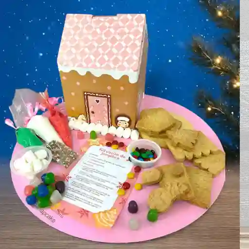 Kit mini casa de jengibre para decorar