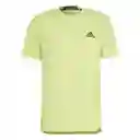 Adidas Camiseta D4M Tee Para Hombre Amarillo Talla L Ref: HF7218