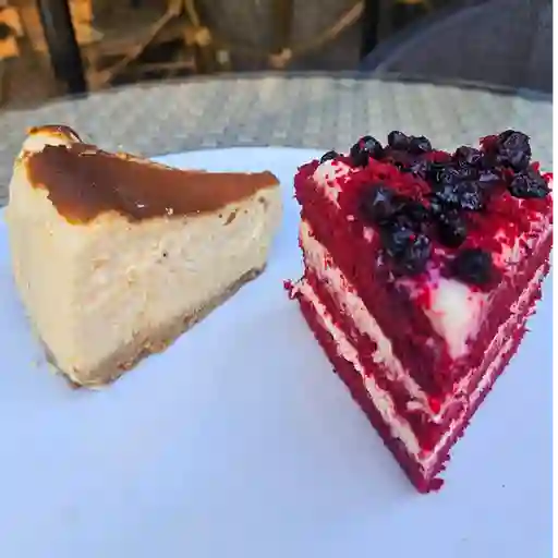 Combo red velvet + tarta de queso
