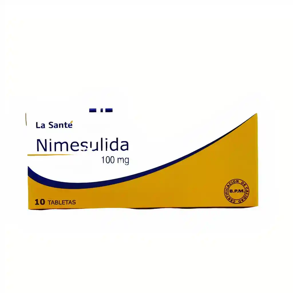 Nimesulide Nimesulida 100 Mg 10 Tabletas Ls