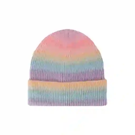 Gorro Tejido Serie Miniso Degradado Rosa Naranja Miniso