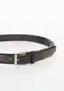 Cinturón Básico Marrón Talla 80 Hombre Mango