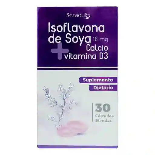 Sensilife Suplemento Dietario Isoflavona de Soya + Calcio + D3