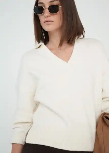 Tejido Mujer Crudo Novia Claro Talla M 489g016 Naf Naf