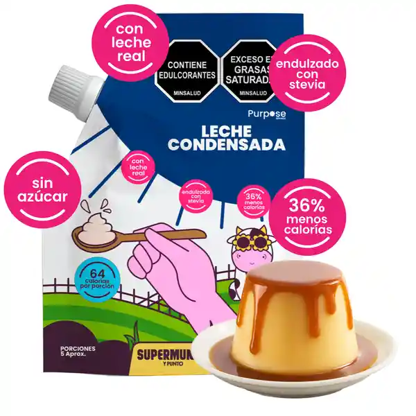 Leche Condensada Sin Azúcar Supermundo 90 g