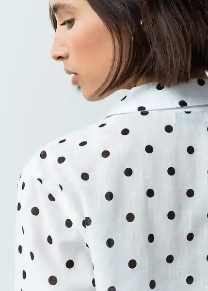 Camisa Mujer Crudo Puro Claro Talla M 011G330 Naf Naf