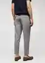 Pantalón Milano Gris Claro Vigoré Talla 40 Hombre Mango