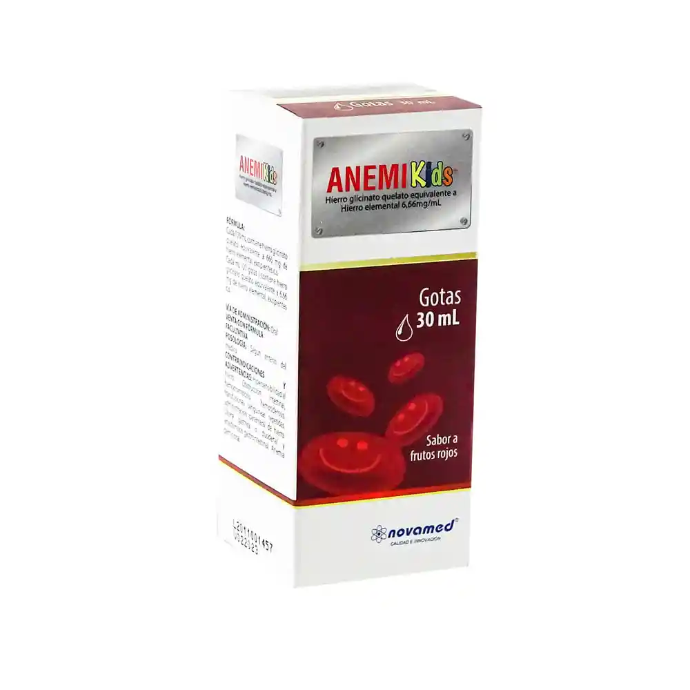 Anemikids Gotas Sabor a Frutos Rojos (6 mg)