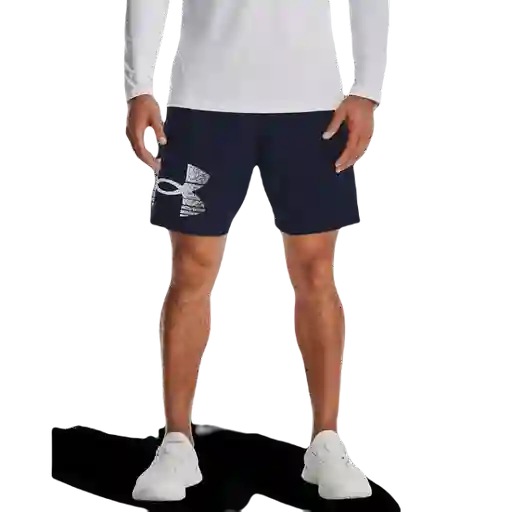 Under Armour Short Woven Graphic Azul T. SM Ref: 1377139-410