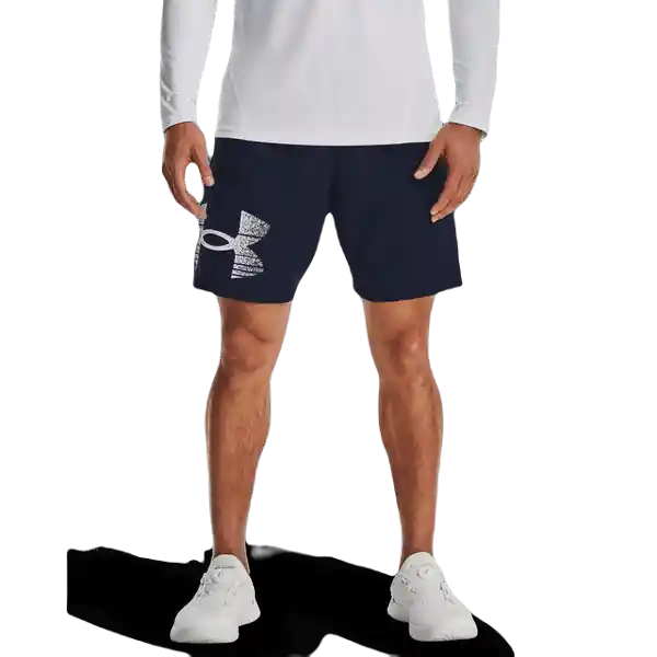 Under Armour Short Woven Graphic Azul T. SM Ref: 1377139-410