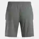 Reebok Pantaloneta Para Entrenamiento Hombre Gris Talla M