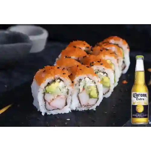 Combo California Roll + Cerveza Corona Bot. 355ml