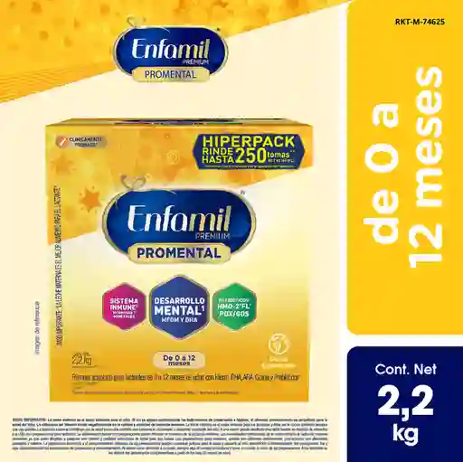 Fórmula Infantil Enfamil Premium Promental 0-12M 2200 g