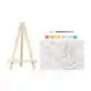 Miniso Kit de Pintura Mini Con Colores y Pincel de Hongo
