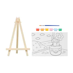 Miniso Kit de Pintura Mini Con Colores y Pincel de Hongo