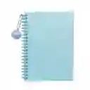 Miniso Cuaderno Liso Argollado Cian